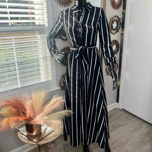 Pin stripe Maxi dress Xs